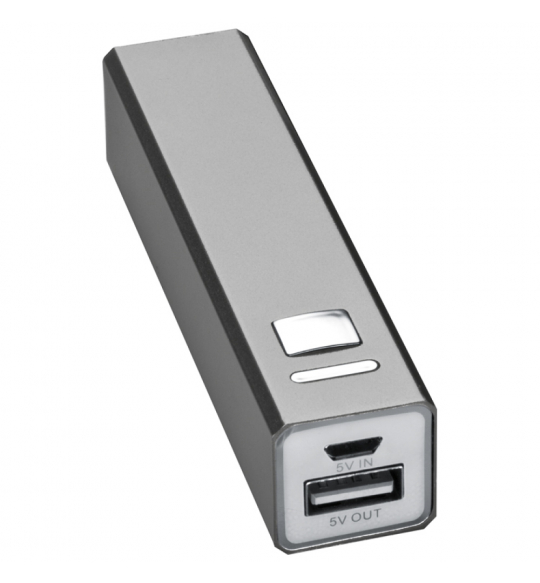 Power bank metalowy 2200 mAh