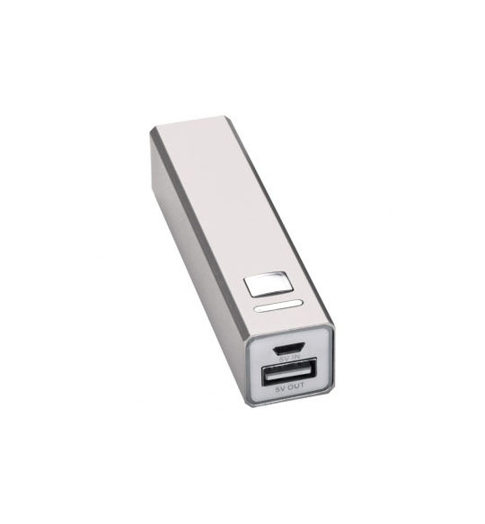 Power bank metalowy 2200 mAh
