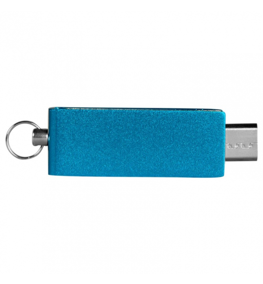 Elegancki pendrive z grawerem, niebieski